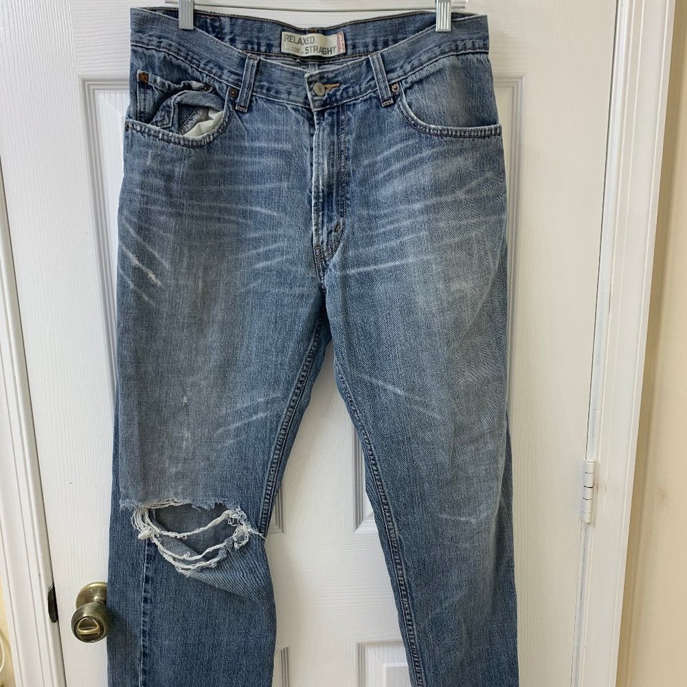 Relaxed Stretched Ripped Levi's